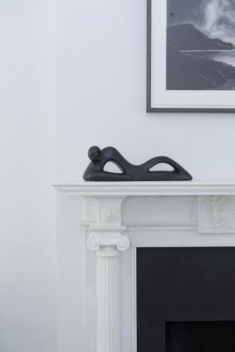 Notting Hill Living Room Fireplace Detail Statue