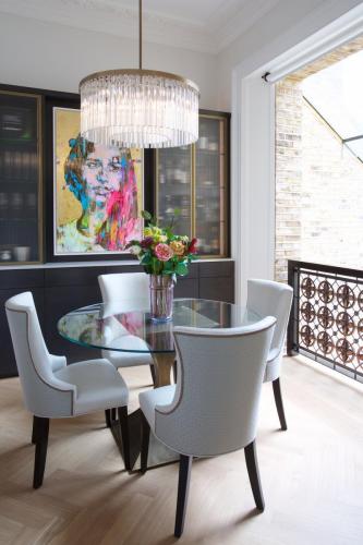 Knightsbridge kitchen marble dining room